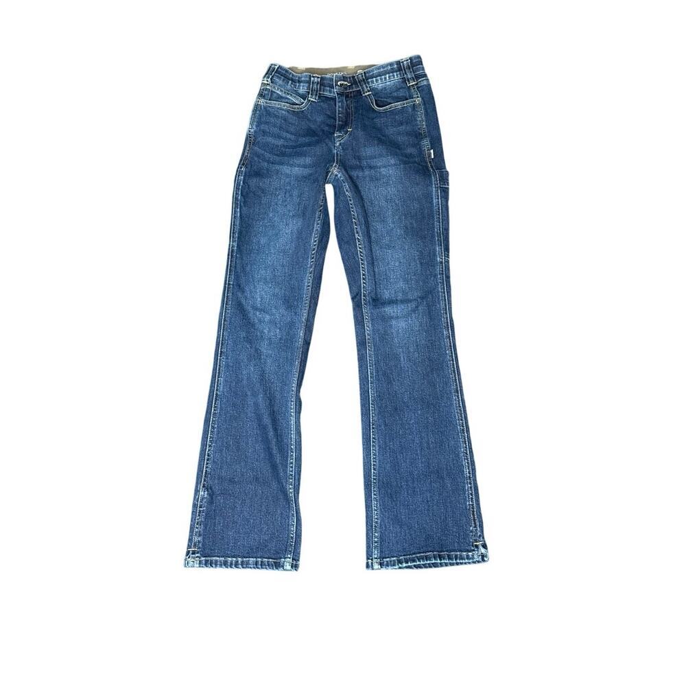 John Deere Women’s Workwear Jeans Size 6/30 Dark Wash Stretch Utility Pants